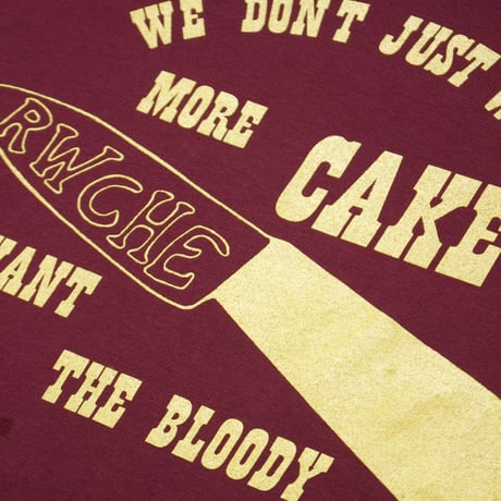 RWCHE | CAKE S/S Tee (Burgundy)
