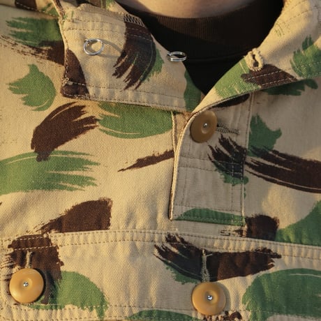 BRAIN DEAD | BRUSHSTROKE CAMO SMOCK(GREEN)