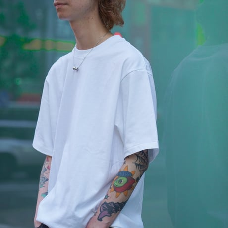 COTTON RESEARCH CLUB | S/S Tubular T-Shirt (WHITE)