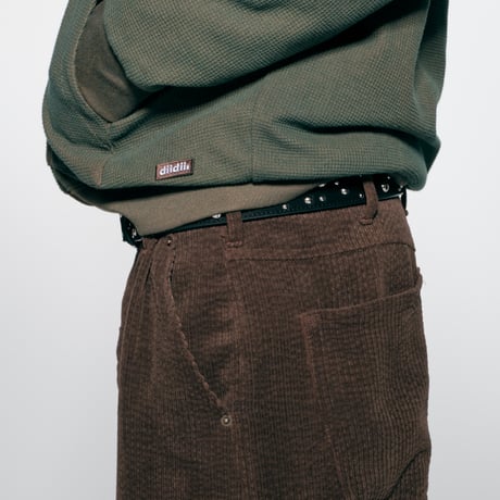 diidii | Natural Dye Corduroy Shorts(Brown)