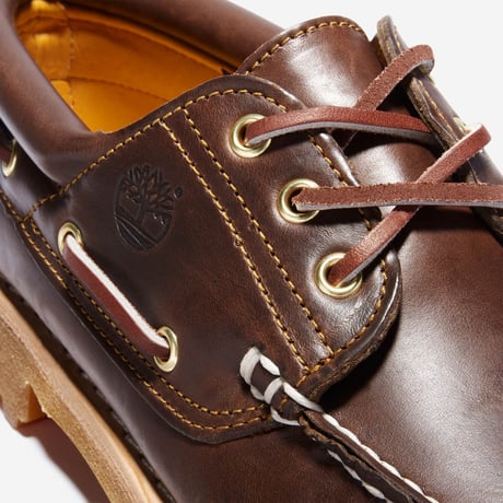 Timberland |Men's Authentics 3-Eye Boat Shoe (Brown)