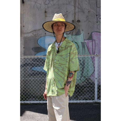 EVISEN SKATEBOARDSゑ®︎ | CLASH CAMO SHIRT(Green)