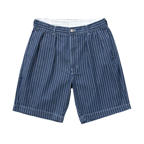 Service Works / Pinstripe Denim Part Timer Shorts (Indigo)
