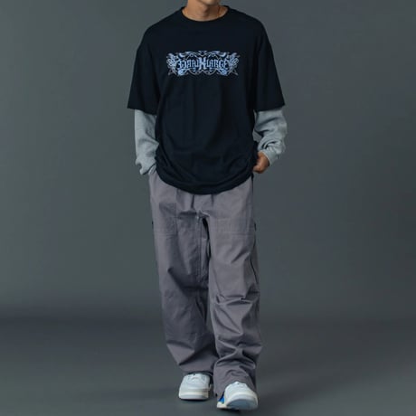 XLARGE | LAYERED L/S TEE (BLACK)