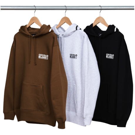 COCOLO BLAND / HOOD PRINT HOODIE (BLACK)