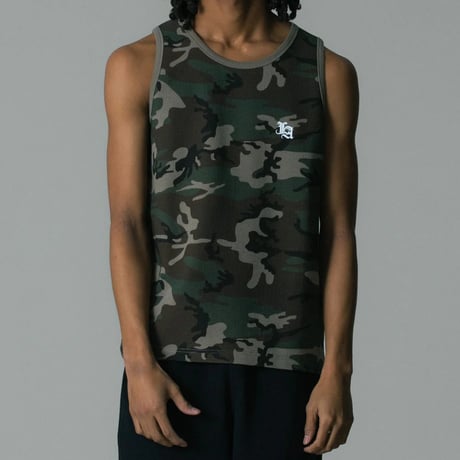 XLARGE | OLD ENGLISH WAFFLE TANK TOP(CAMO)