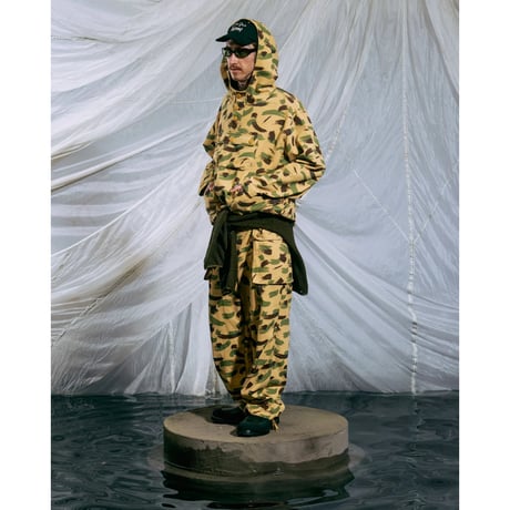 BRAIN DEAD | BRUSHSTROKE CAMO SMOCK(GREEN)