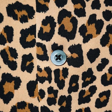 DEL MAR sportswear / 60S BOWLING SHIRT (LEOPARD)
