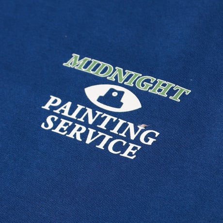 MIDNIGHT PAINTING SERVICE| MPS Logo L/S Tee (Navy)