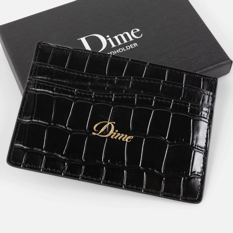 Dime 二つ折りカードケース Dime / Croc Cardholder (2 Color) | T.F.L online