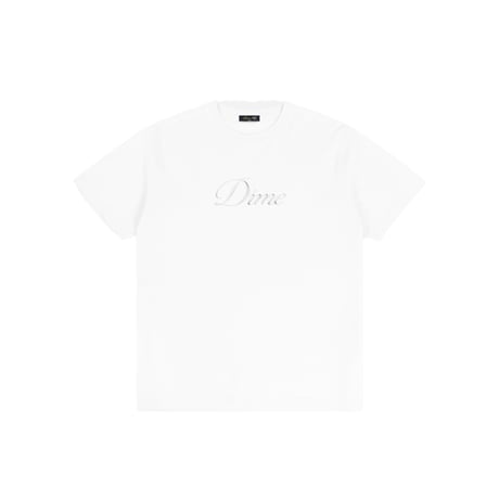 Dime / Cursive T-Shirt (White)