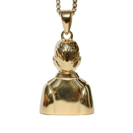 IN-PUT-OUT | Malverde Amulet Necklace 〜 THE BE-SHARE LIMITED 〜 (K18 GP/ Silver925/50cm)