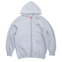 HELLRAZOR / COIN EMBOSS FULL ZIP HOODED (HEATHER GREY)