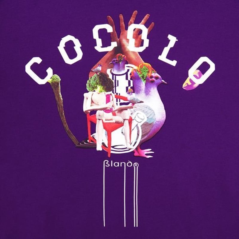 COCOLO BLAND / COLLAGE BONG HOODIE (PURPLE) | T COCOLO BLAND / COLLAGE BONG HOODIE (PURPLE) | T
