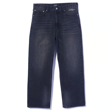 XLARGE | FADED DENIM PANTS(BLACK)