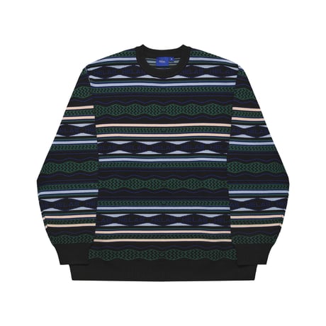 HELAS | KOOL CREWNECK KNIT "BLACK"