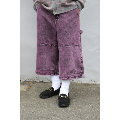 POETIC COLLECTIVE| Sculptor Short (Purple Acid Denim Wash)