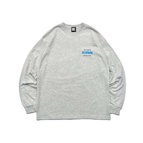 BE-SHARE |for a city boy L/S TEE(ASH)