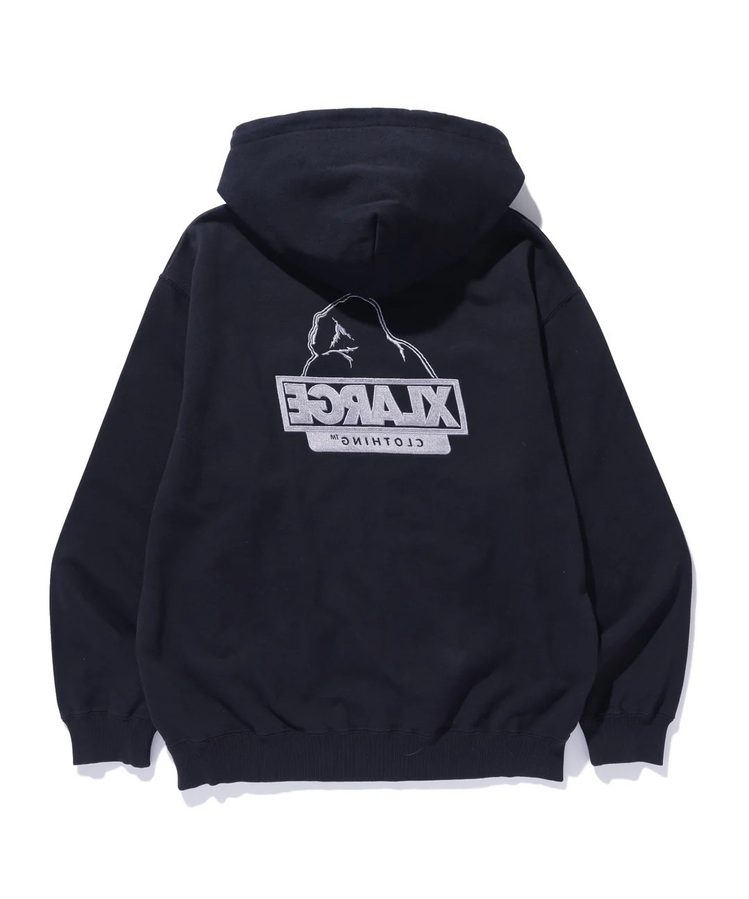 XLARGE | BACKSIDE OG ZIP UP HOODED SWEATSHIRT(B