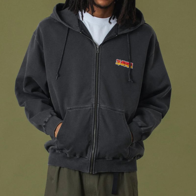 XLARGE | PIGMENTDYE INDY GRAB ZIP HOODED SWEAT