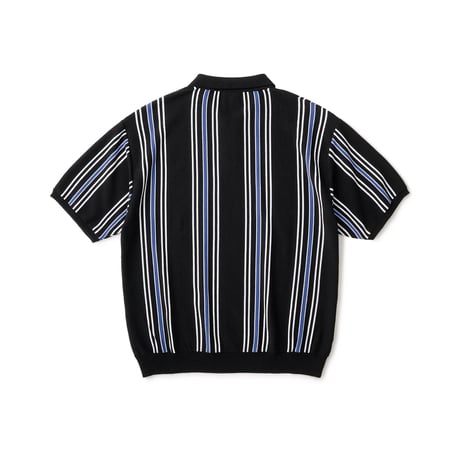 FTC | STRIPE KNIT POLO "BLACK" (FTC026SUMSH07)