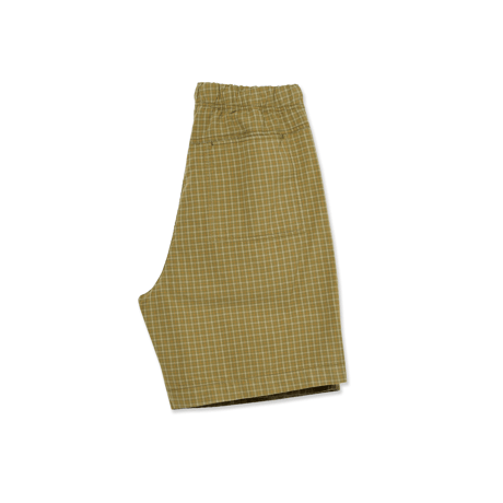 POLAR SKATE CO. / Hike Shorts - Cotton (Olive Check)