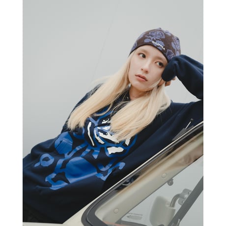 Diaspora skateboards / Jazzy Sport Sweetest Hooded Sweatshirt (Navy)