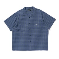 XLARGE | MELANGE PLAID S/S SHIRT(BLUE)