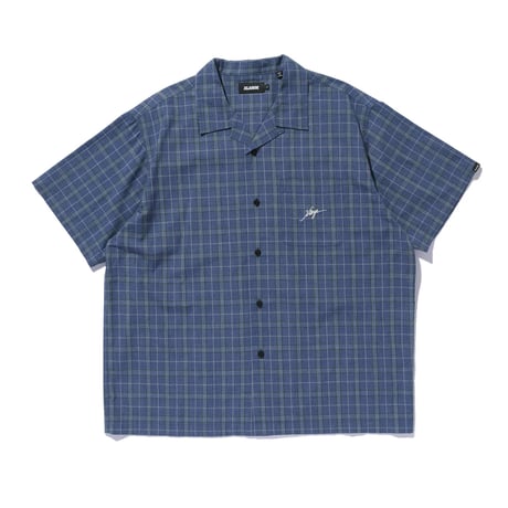 XLARGE | MELANGE PLAID S/S SHIRT(BLUE)