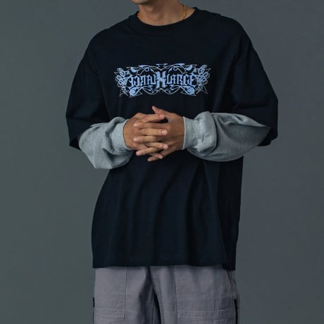XLARGE | LAYERED L/S TEE (BLACK)