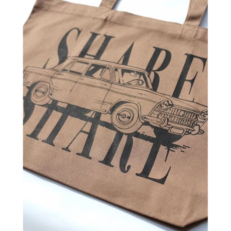 BE-SHARE | Classic car Tote bag (3color)