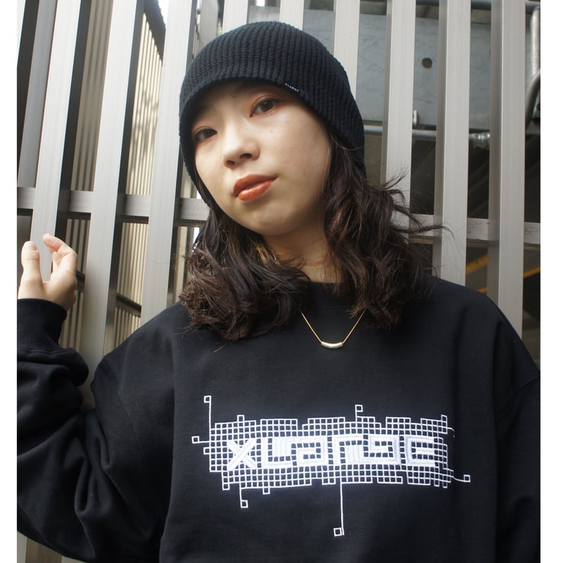 XLARGE|ELECTRONIC CIRCUIT CREWNECK SWEATSHIRT(B...