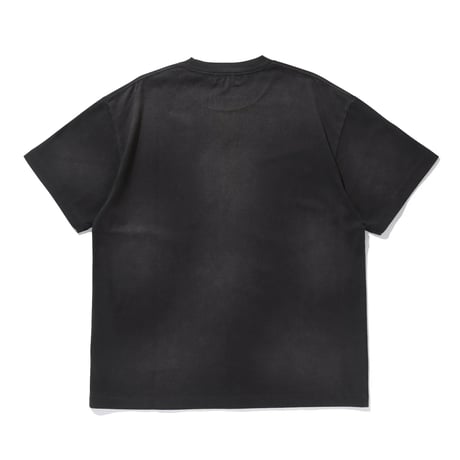 XLARGE | DISCHARGE PRINTED STANDARD LOGO S/S TEE(BLACK)