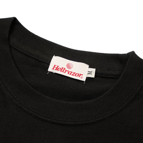 HELLRAZOR / LEAF PAISLEY LOGO SHIRT (BLACK)
