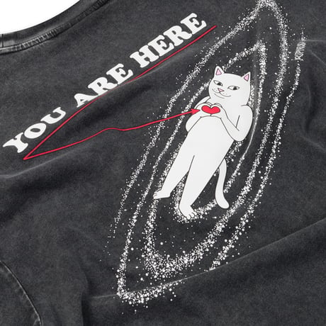 RIPNDIP | You Are Here Tee (Black Vintage Wash)