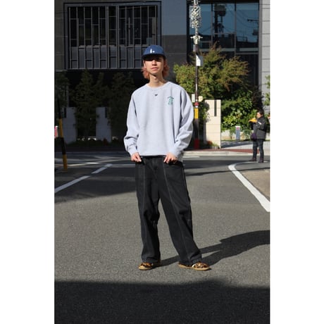 坩堝 (RUTSUBO)|YUMYUM CREW SWEAT ZECS (GRAY)