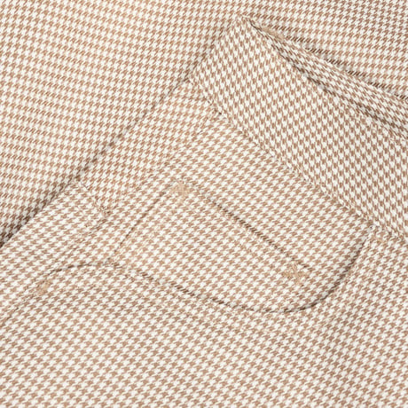 Dime / Baggy Houndstooth Shorts (Beige)