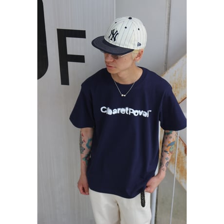 CABARET POVAL | Stencil Logo Tee (Navy)