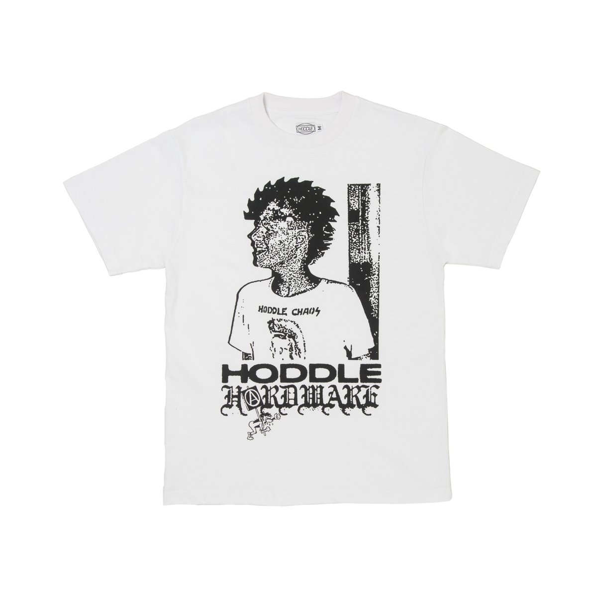 HODDLE | CHAOS TEE (WHITE/BLACK) | T.F.L online