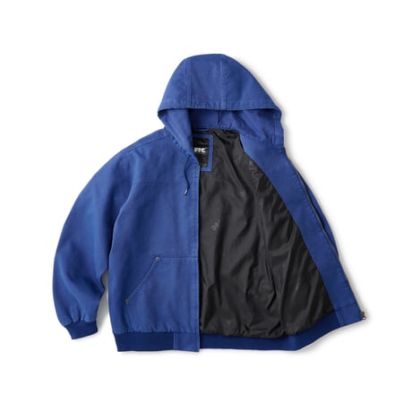FTC | WASHED CANVAS HOODED JACKET "BLUE" (FTC026SPJ04)