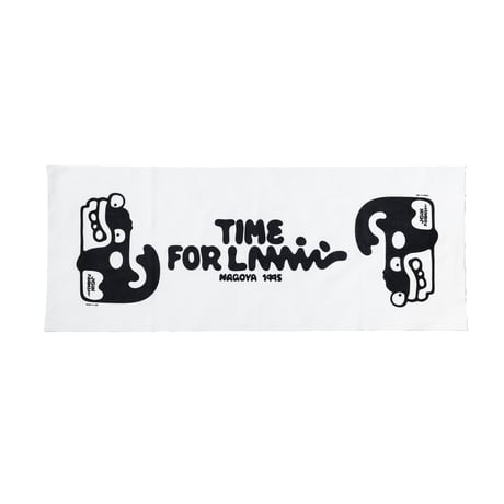 Time For Livin‘ / Jason Keam Made in LBC for T.F.L "TENUGUI" ( WHITE )