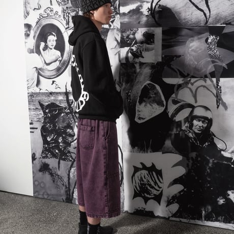 POETIC COLLECTIVE| Sculptor Short (Purple Acid Denim Wash)