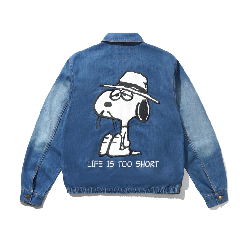 Disney × Butter Goods ナイロンボンバージャケット XL Butter Goods| Spike Jacket (Distressed Indigo)