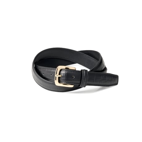 FTC | CROC LEATHER BELT "BLACK"  (FTC026SPA04)