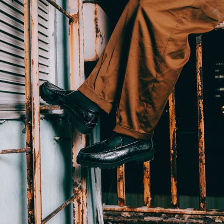 The Kenford Fineshoes |TANK SOLE LOAFERS(BLACK PAISLEY/Man)