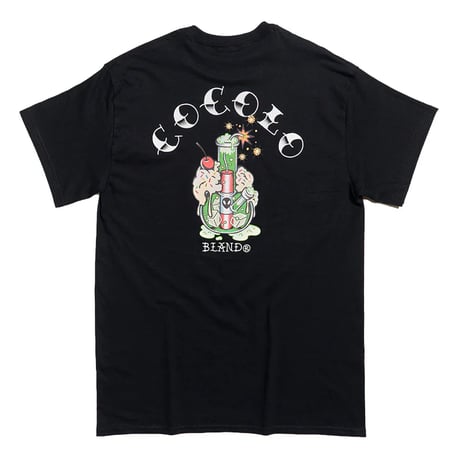COCOLO BLAND / MELON SODA FLOAT S/S TEE (BLACK)