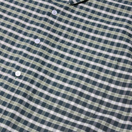 FIRST DOWN USA | S/S CHECK SHIRT (Green)