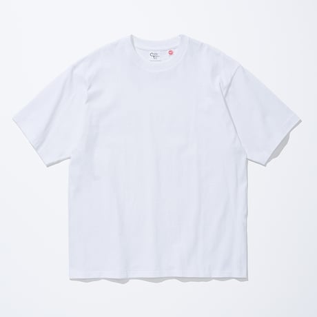 COTTON RESEARCH CLUB | S/S Tubular T-Shirt (WHITE)