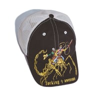 FUCKING AWESOME / Scorpion Mesh Trucker Hat (Black)