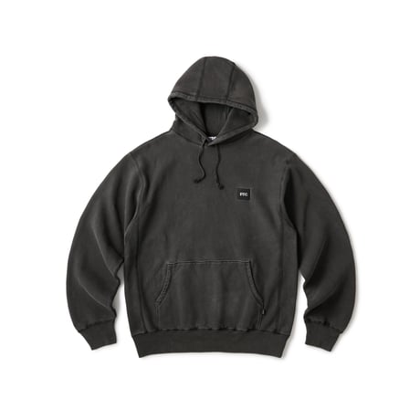 FTC | PIGMENT DYED BOX LOGO PULLOVER HOODY "BLACK" (FTC026SPSW01)